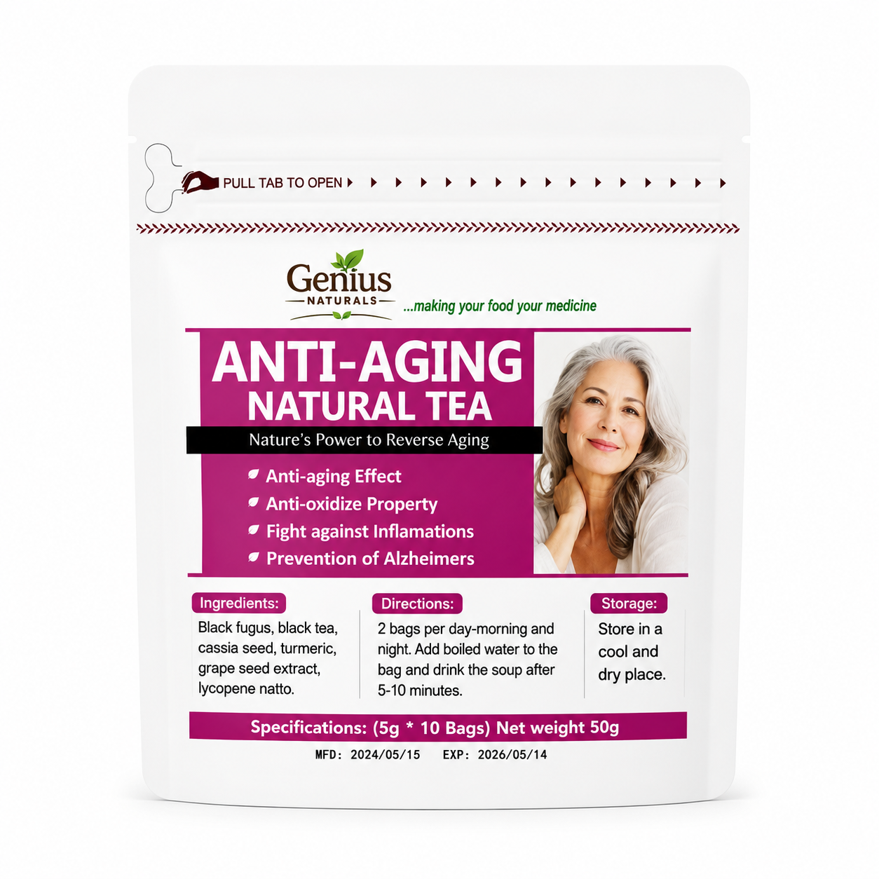 Anti-Aging Natural Tea