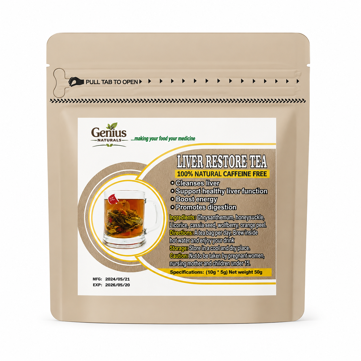 Liver Restore Cleanse Tea